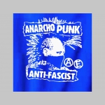 Anarcho punk - Antifascist - polokošela s rôznofarebným lemovaním okolo límčekov a rukávov na výber podľa vášho želania!
